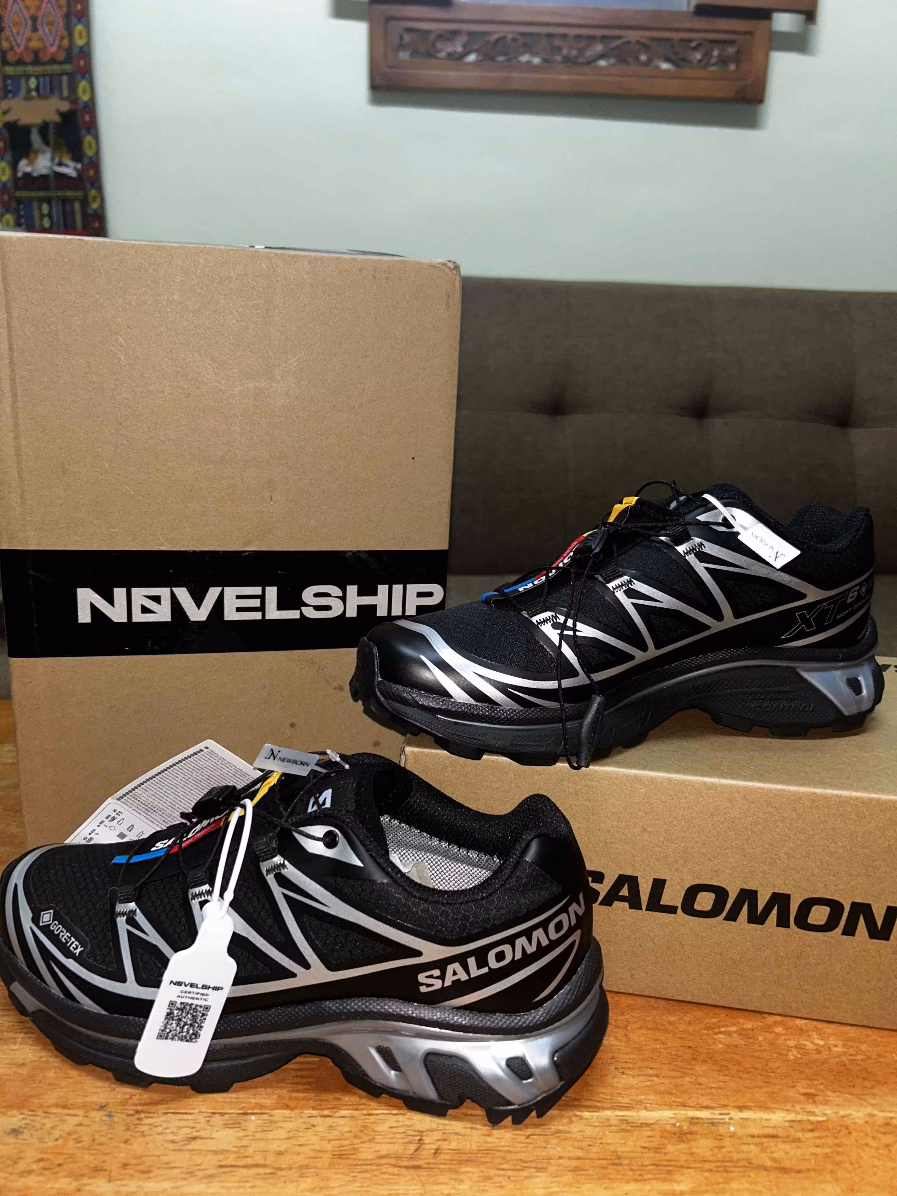 Salomon XT-6 GTX Black/Phantom L47450600 Salomon XT-6 GTX Black/Phantom L47450600